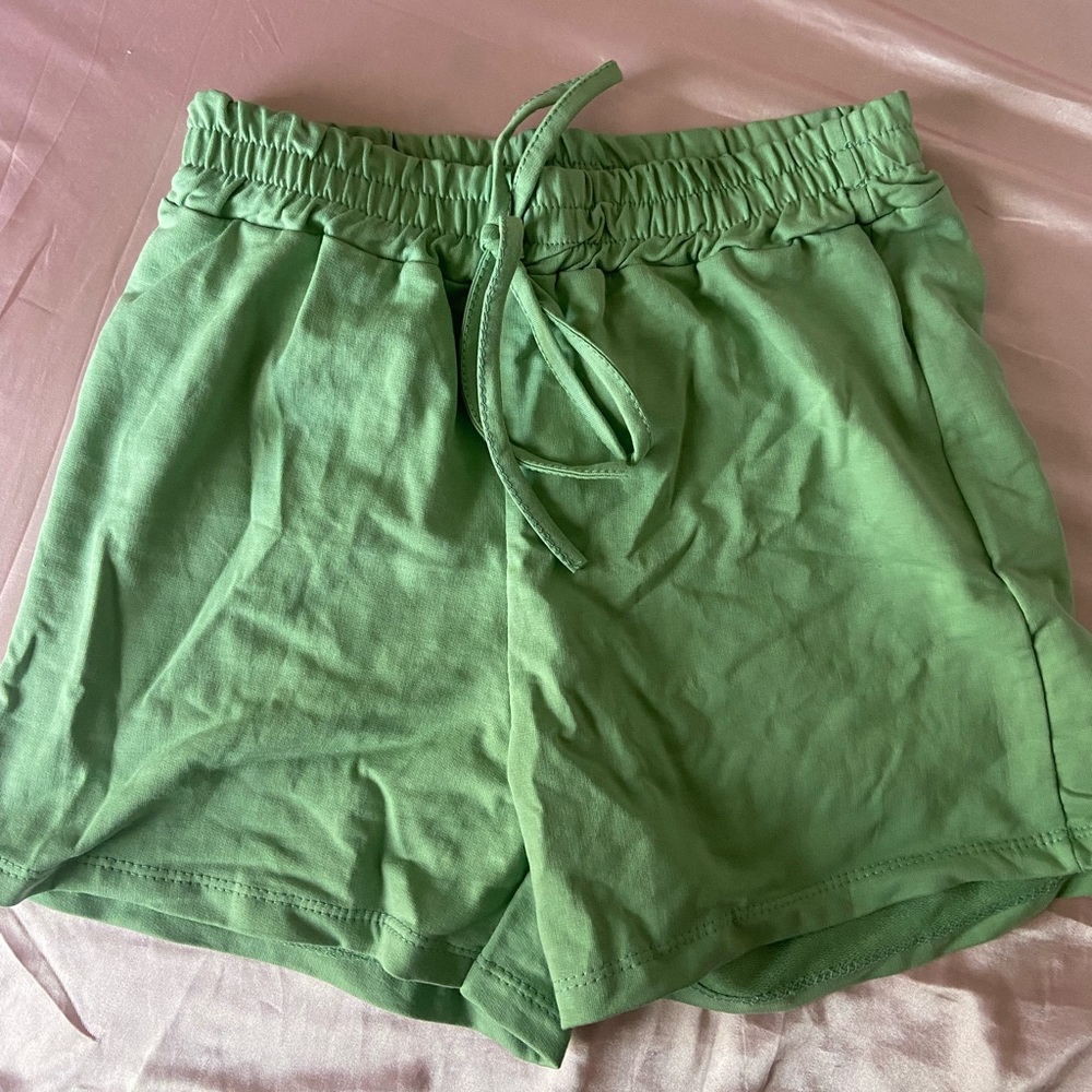 Light Green Comfy Shorts